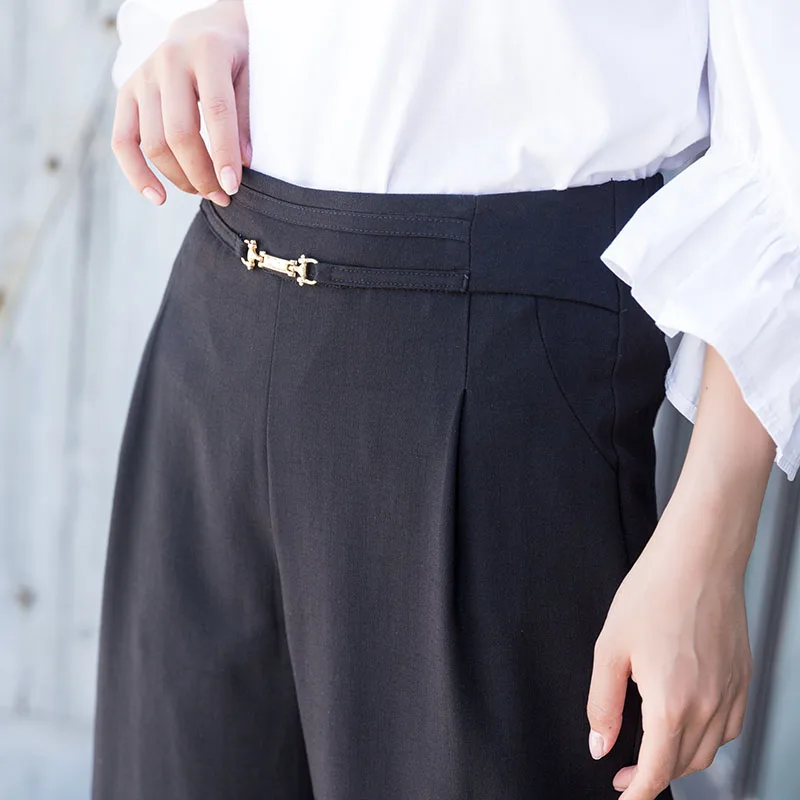 YERAD 2019 весенние модные широкие брюки свободная повседневная женская одежда Длина