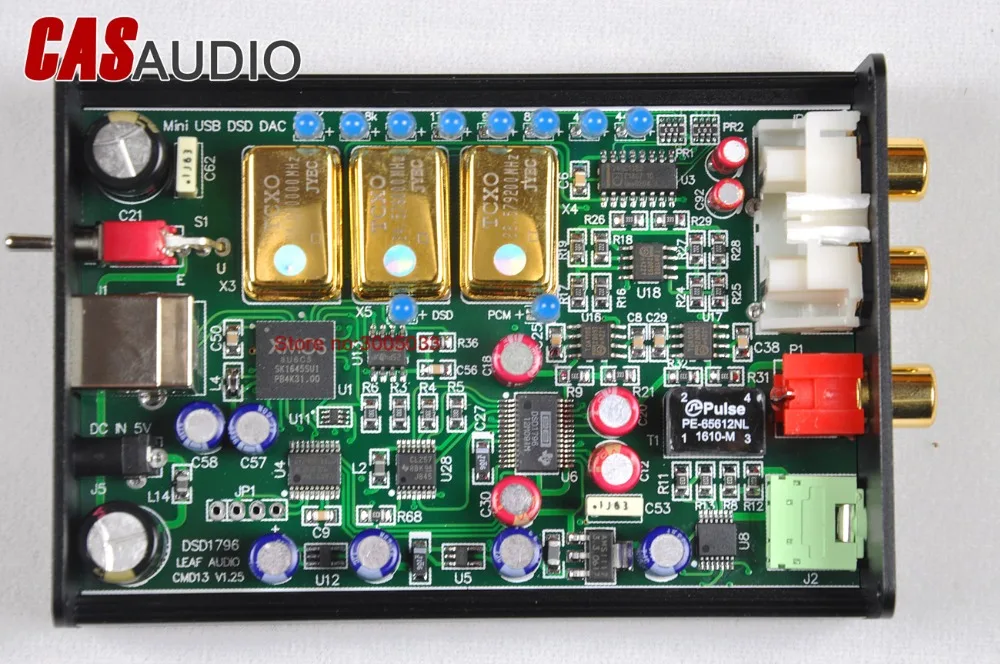 Мини Портативный DSD1796 DAC XMOS U8 асинхронный USB 32bit 384K усилитель для наушников