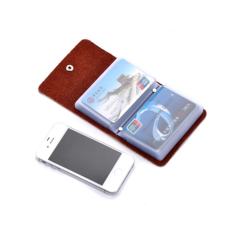 FGSV высокое качество спилок с застежкой большой емкости 23 карты ID держатель для