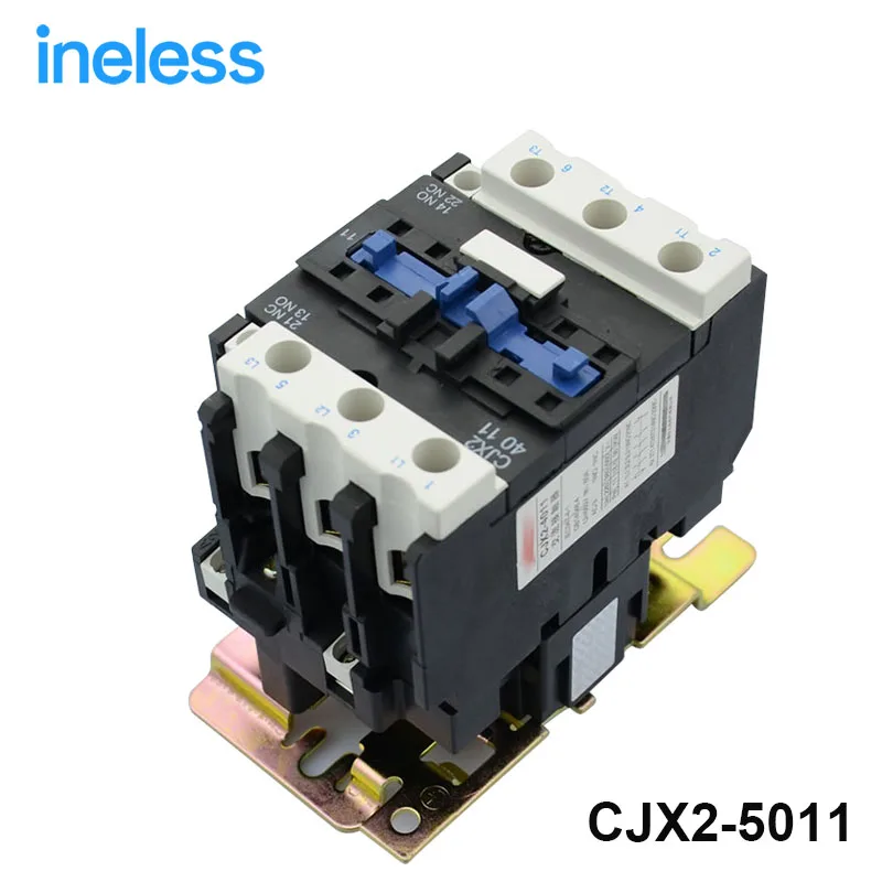 Контактор cjx2-5011 50A коммутаторы LC1 контактор переменного тока напряжение 380 В 220 110