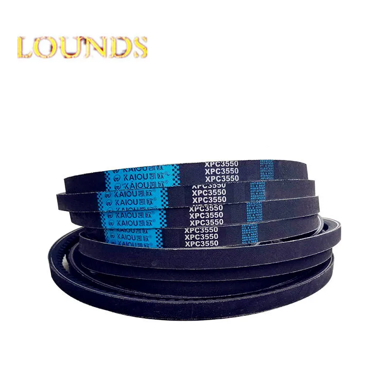 FREE SHIPPING XPZ1487 XPZ1500 XPZ1512 XPZ1520 XPZ1550 XPZ1562 WEDGE RAW EDGE COGGED V-BELT La Industry Rubber XPZ Vee V Belt |