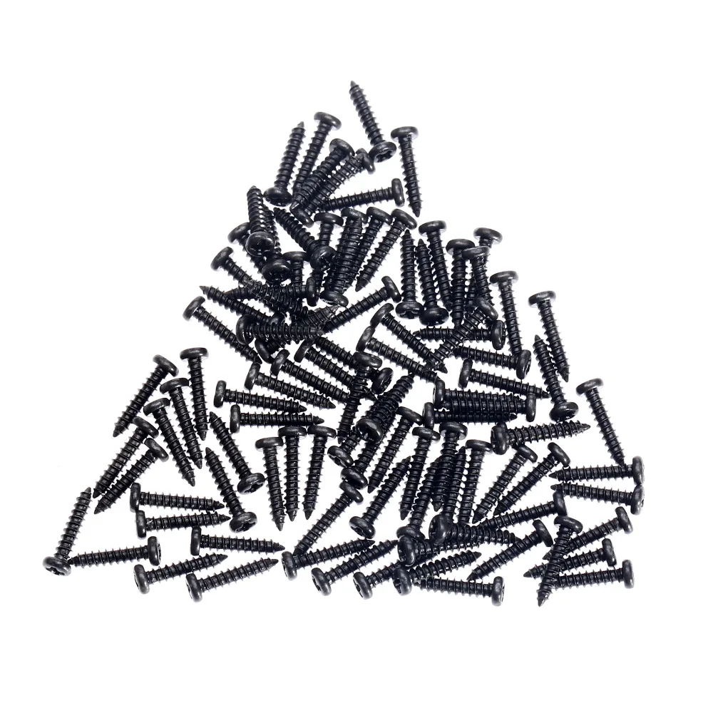 100 шт. M2x10mm Кепки болты с крестообразной головкой шурупы для деревянная шкатулка