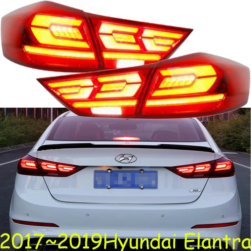 Видео Elantra задний светильник 2017 ~ 2019 светодиодный автомобильные аксессуары
