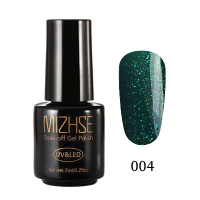 GreenZ004 MIZHSE голографический Гель-лак 102 цвет Светодиодный УФ-гель Платиновые блестки художественный Гель-лак для ногтей блестящая Лазерная блестка серебро золото бриллиант - Цвет: GreenZ004