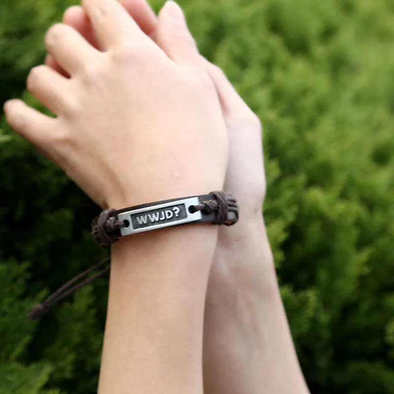 Модные браслеты оборачивающиеся веревкой сплав буквы очаровательные из