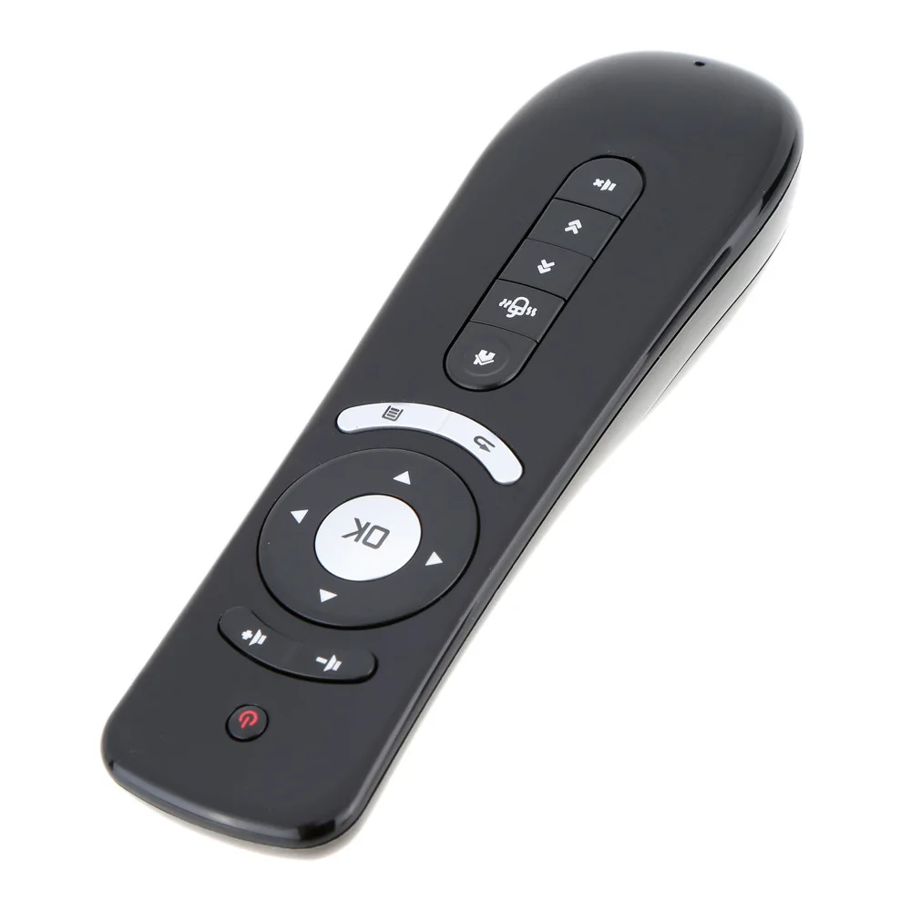 T2 Беспроводная 3D-гироскопическая пульт-мышь Fly Air Mouse для игровых приставок, ПК, Android TV Box и Google Player.