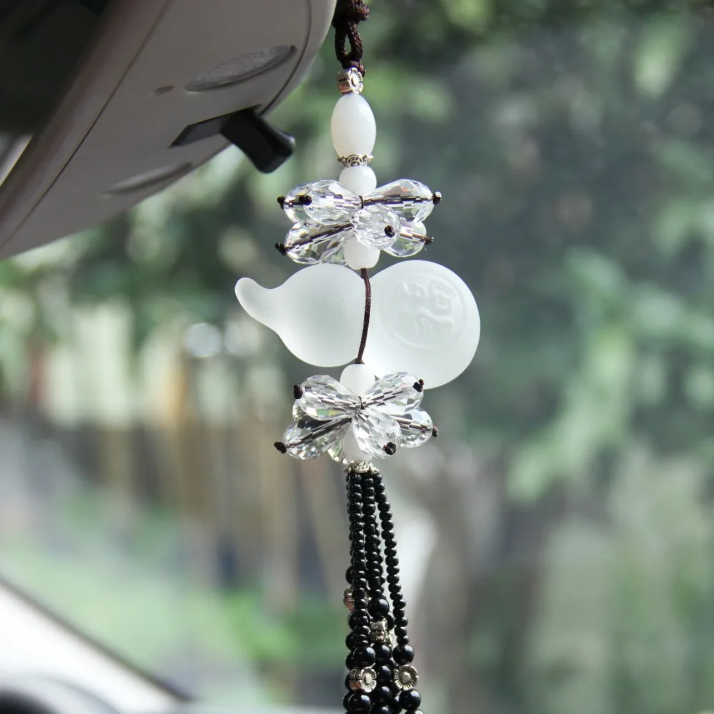 Хрустальная Автомобильная стильная подвесная бутылочка с роскошным орнаментом