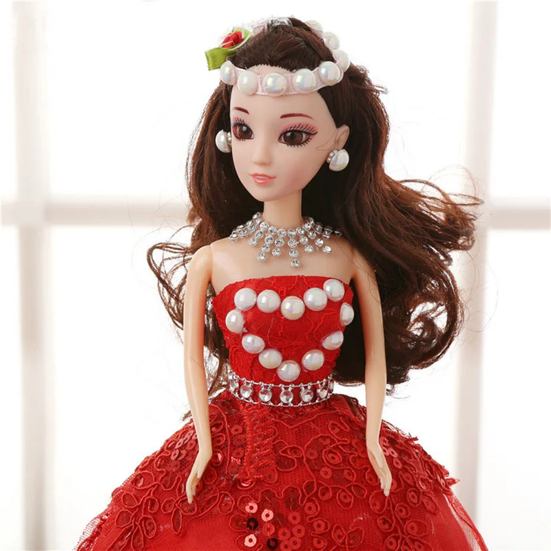 48 см красивая сексуальная кукла невеста довольно модно свадебное платье