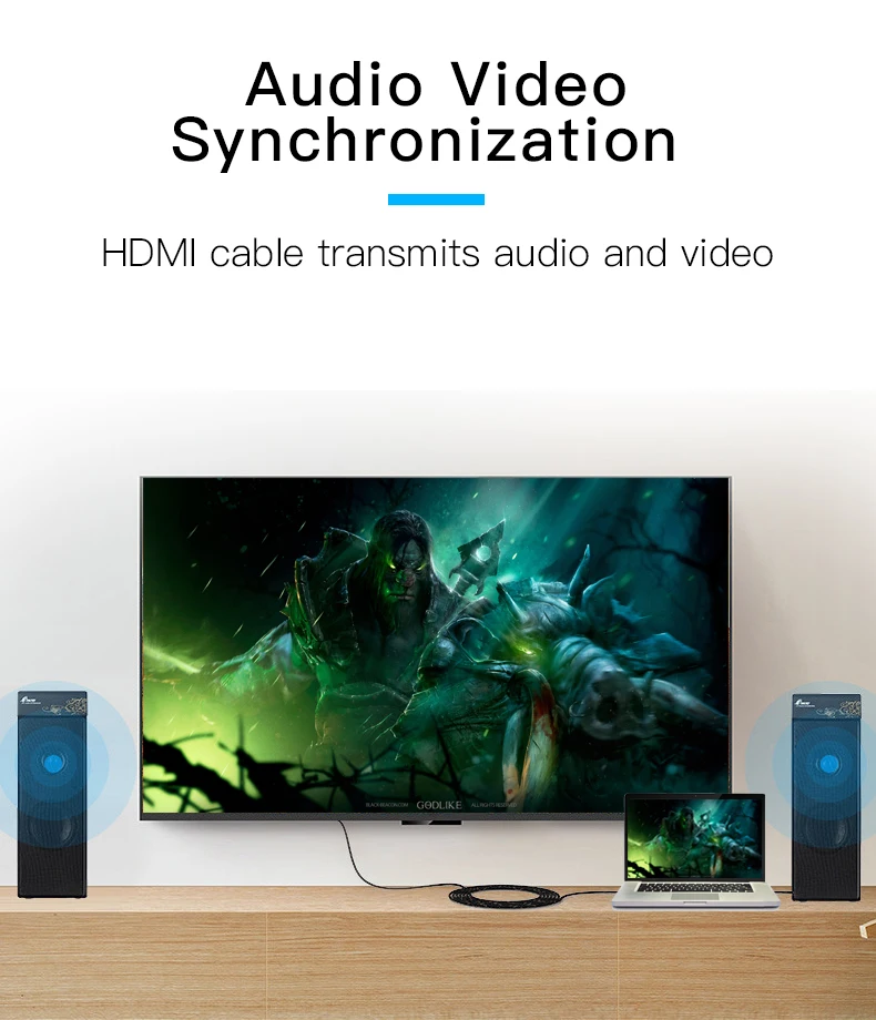 Vention USB Type C в HDMI 1.8 м кабель USB 3.1 Type-C Мужчина HDMI Кабель-адаптер Поддержка 3840*2160 30 Гц для MacBook Google Pixel