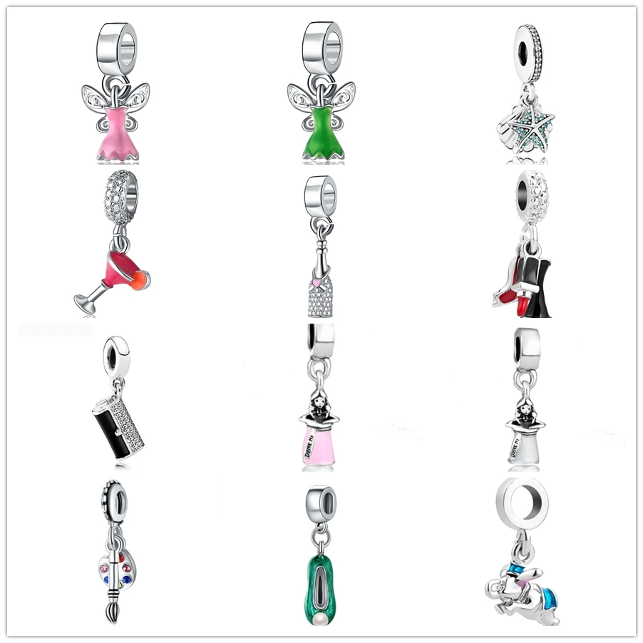 Хит продаж сплав ангел морская звезда озеро слон кулон бусины подходят для