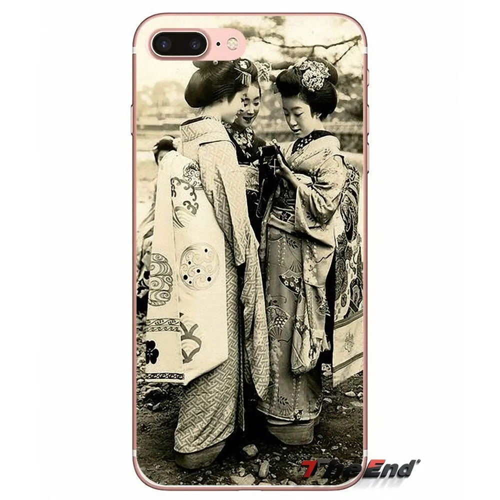 Чехол Maiko Henshin japanese Geisha girl для Huawei G7 G8 Ascend P7 P8 P9 Lite Honor 4C 5X 5C 6X Mate 7 8 9 Y3 Y5 II Pro|case for huawei
