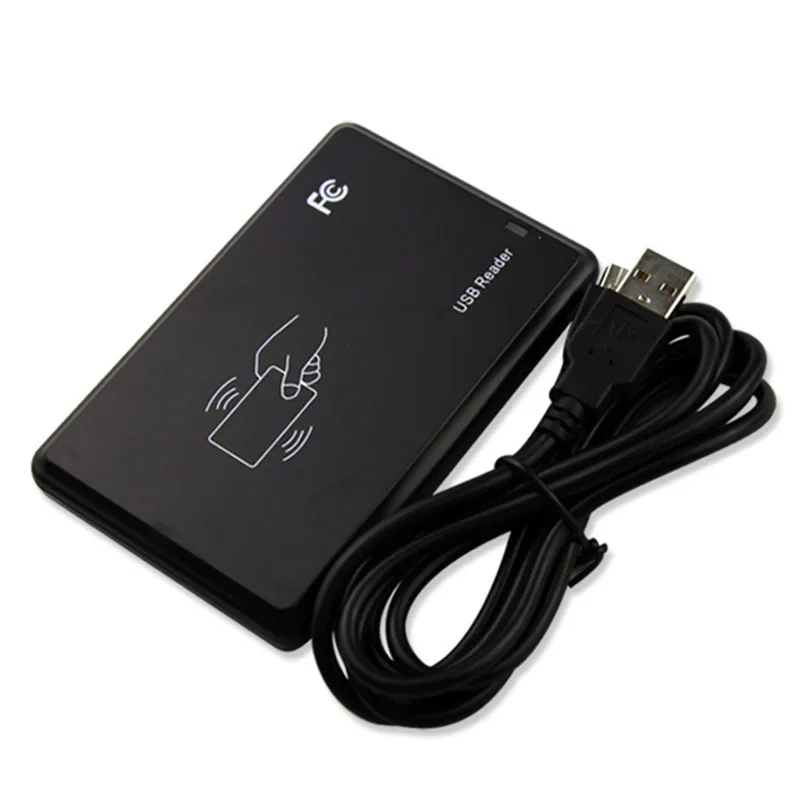 Горячая Распродажа 1 шт. 125 кГц USB RFID считыватель смарт-карт портативный