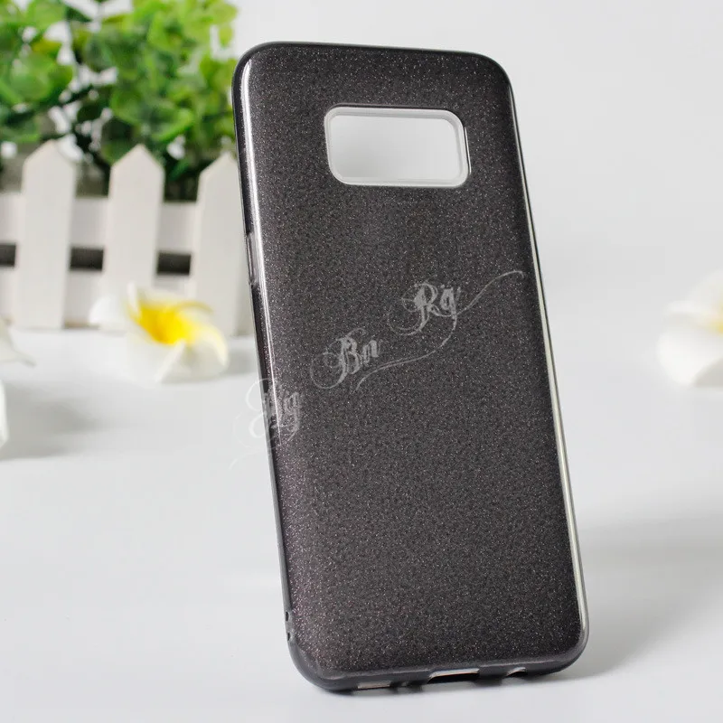 3 в 1 чехол сверкающий с блестками для samsung Galaxy S10 плюс S10e S9 S8 Note 8 9 A6 A8 прочный армированный чехол для телефона флэш-мерцающая пудра Coque