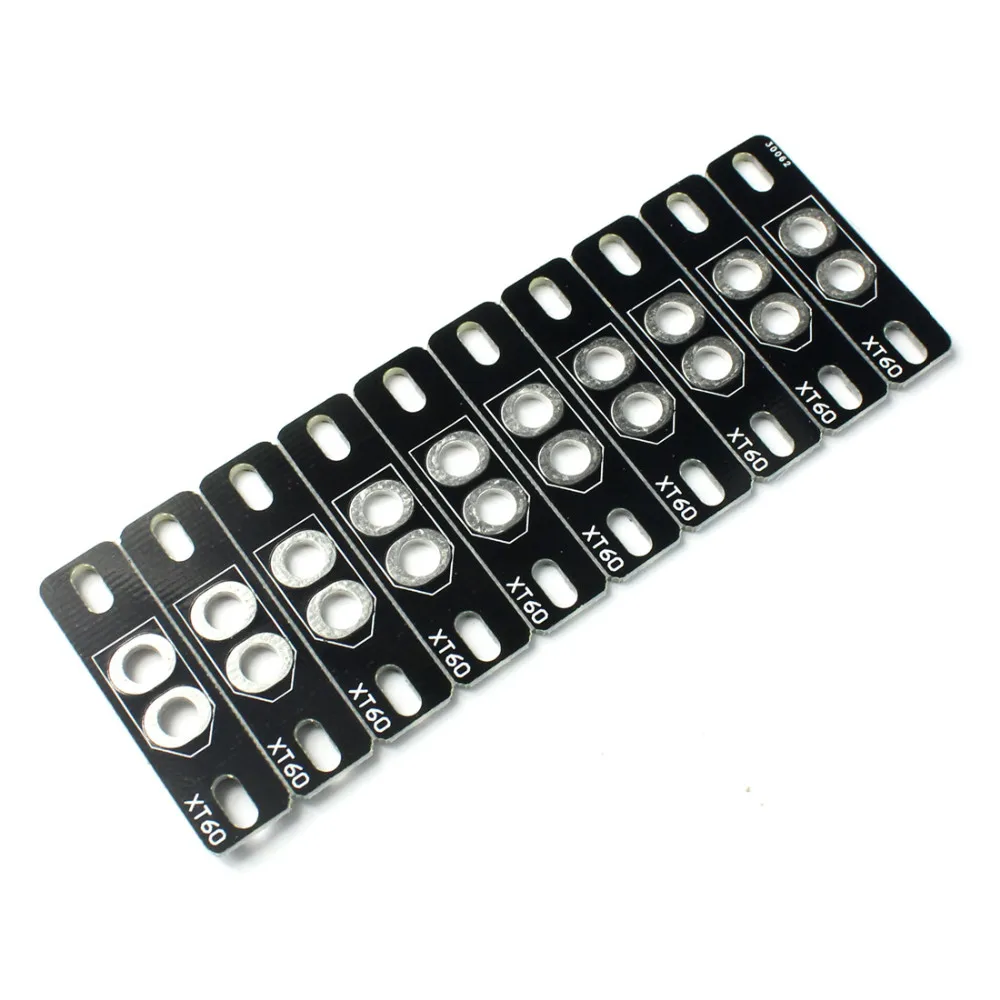 10x XT30 XT60 XT90 PCB сварочная плата пластина фиксированное сиденье Разъем Держатель PCB для DIY FPV Мультикоптер гоночный Дрон 250 F19121-10/3