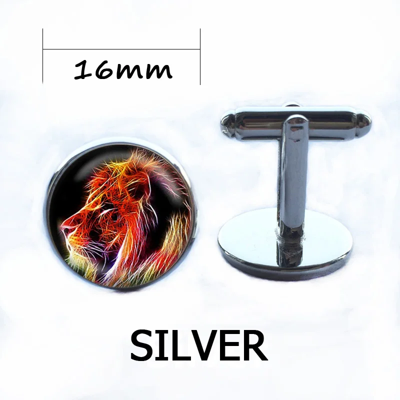 Ожерелье с подвеской в виде фрактального льва винтажное животное подвеска дикой