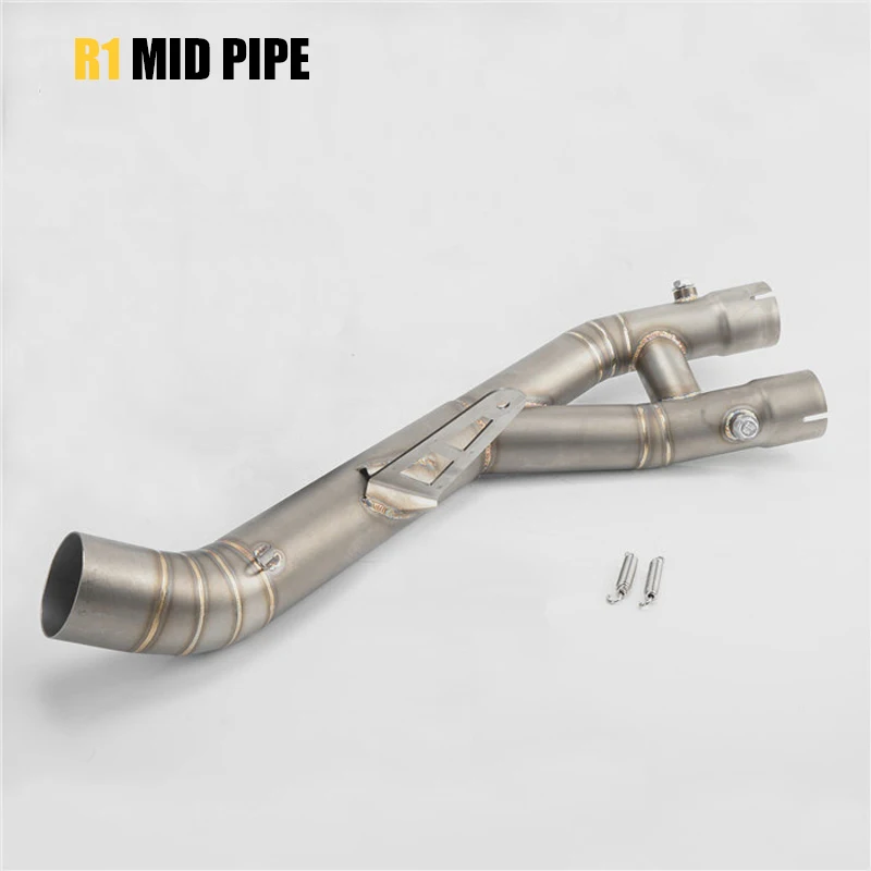 YZF R1 2015 2019 60 мм мотоциклетные глушитель выхлопной Cut катализатор среднего звена