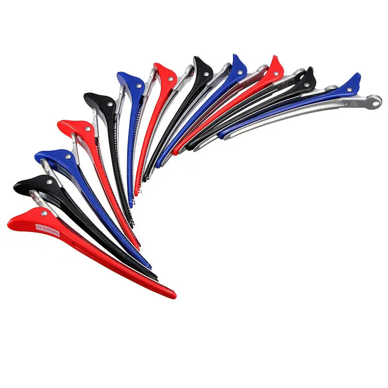 2 шт. алюминиевые пластиковые клипсы для парикмахерской|hair grip clips|sectioning hair clipstyling