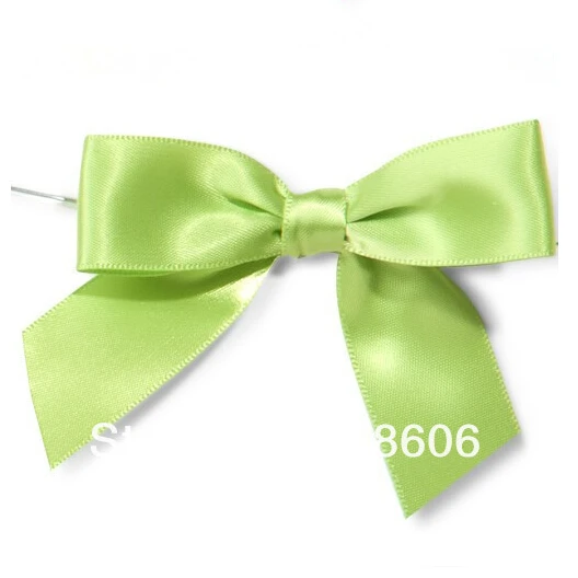 

Free Shipping 500pcs/lot Small Lime Green Ribbon Gift Bow (Different Colors)