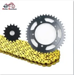 525HO chain 525 17T 43T приводная цепь мотоцикла и Передняя Задняя звездочка набор для Suzuki DL1000 V-Strom Adventure DL 1000 пустынный Спорт - Цвет: 525HO chain