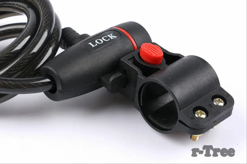 Прочный стальной провод велосипедный замок кабель 1050 мм + 2 ключа BLK042|lock mechanisms|lock