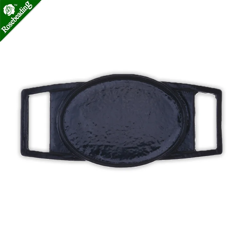 Пустые овальные шармы для шнурков или из Паракорда 20 шт. 18x25 мм заполненные