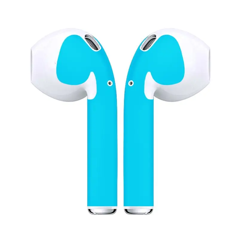 OOTDTY Прямая поставка тонкая наклейка для наушников Apple Airpods Air Pods стикер Аксессуары