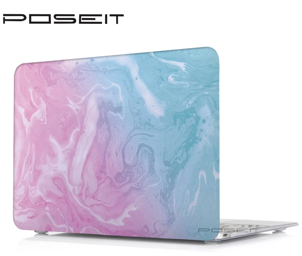 Новый жесткий чехол с цветным мраморным узором для Apple Macbook White 13 дюймов A1342 MC207/MC516