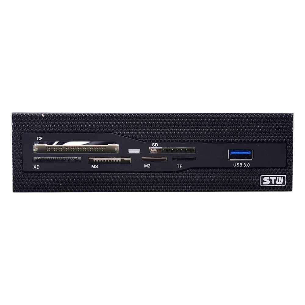 CHIPAL многофункциональный все в одной передней панели USB 3,0 MS M2 CF XD TF SD Card Reader 5,2" Медиа-панель для ПК настольного cd-rom