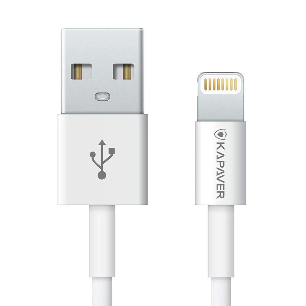 Kapaver Сертифицированный MFI 8 Pin свет кабель USB для синхронизации зарядный шнур iPhone