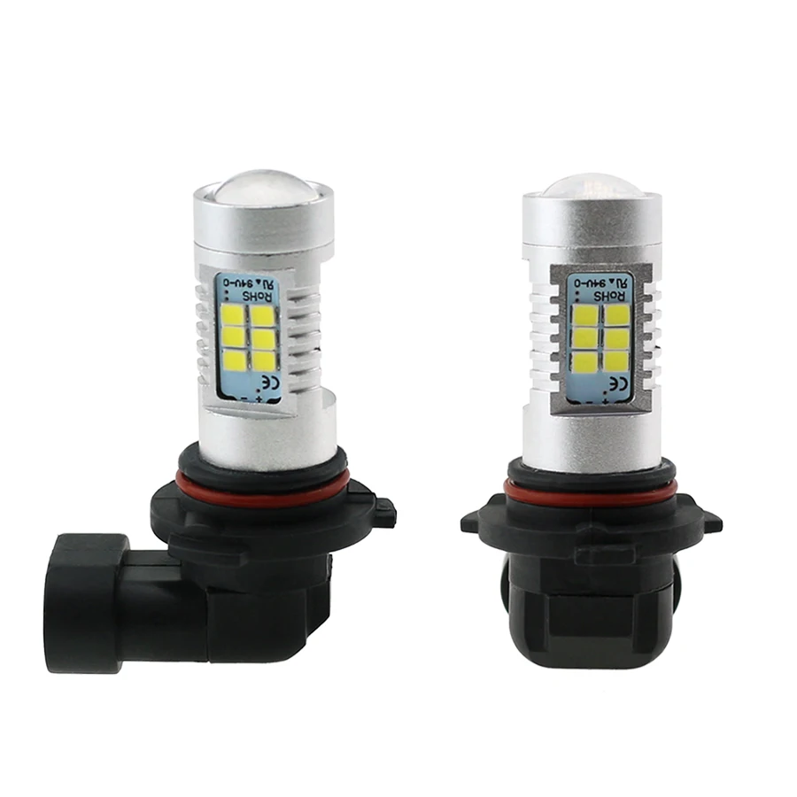 HYZHAUTO Автомобильные противотуманные фары H8 H11 Led 9006 9005 HB3 HB4 белые лампы 6000K 2835 лм