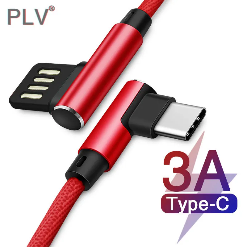 3а тип-c USB Micro usb 90 градусов локоть Быстрая зарядка тип-c кабель для samsung huawei Xiaomi зарядное устройство адаптер Быстрая зарядка кабель