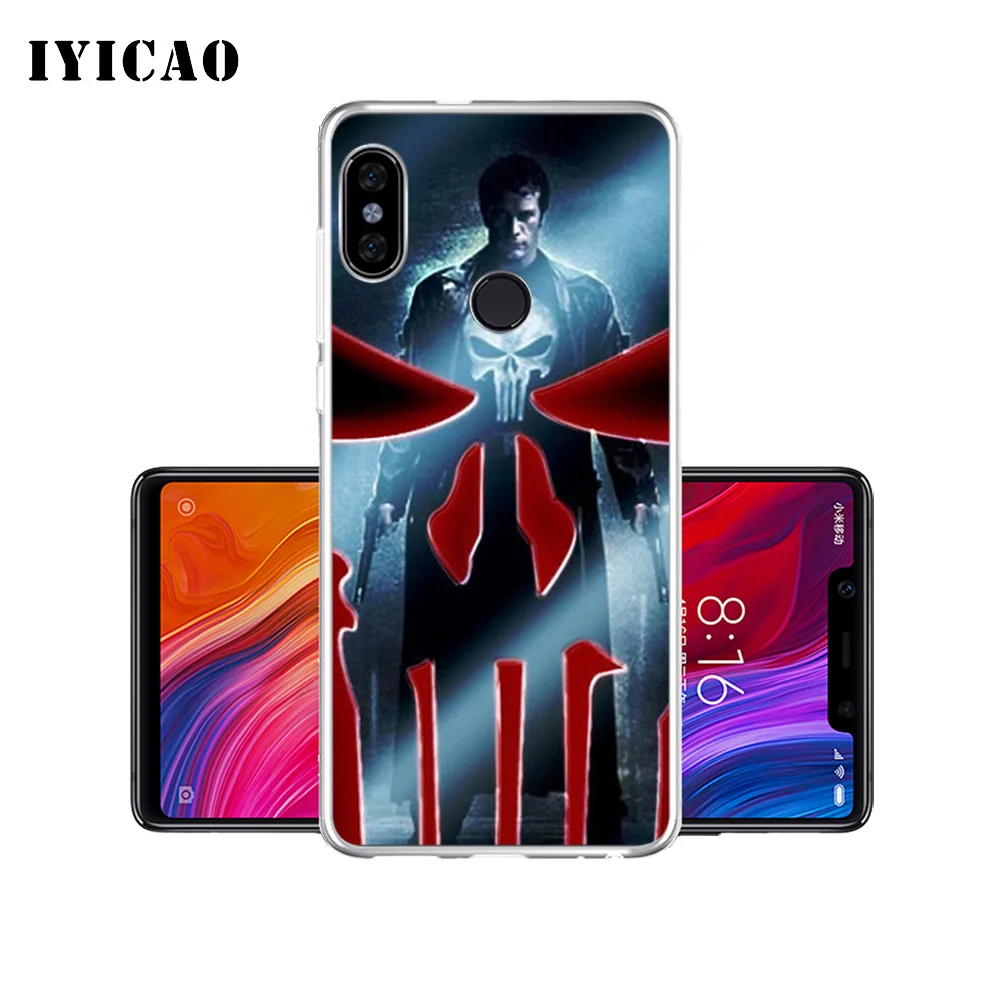 IYICAO Мягкий силиконовый чехол для телефона с черепом Xiaomi Redmi 4A 5A 6A Note 7 6 5 Pro Plus 4X Prime