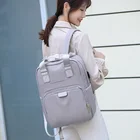 J. QMEI 13,3 дюйма 14 дюймов женский рюкзак для ноутбука в студенческом стиле Большая вместительная сумка через плечо внешний зарядный порт
