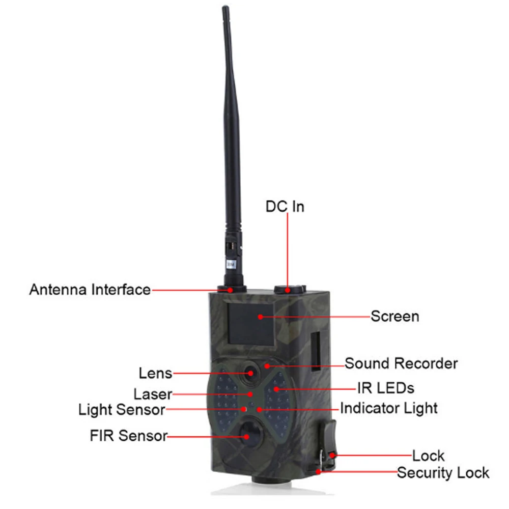 HC300M обновление HC330M охотничья тропа камера 16MP фото ловушки электронная почта MMS 2G