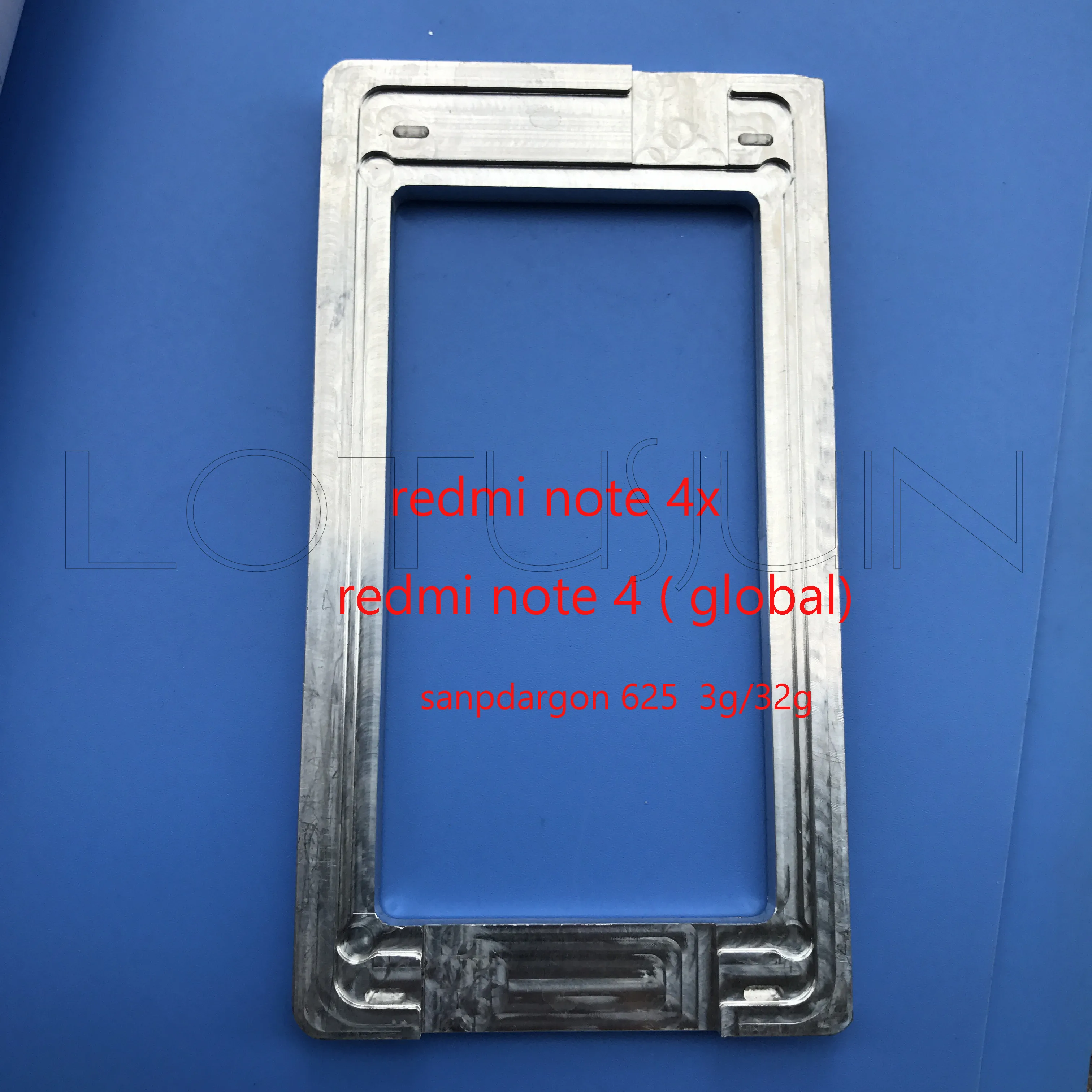 Aluminium Metal Alignment LCD Glass OCA Lamination Positioning mold Mould for xiaomi Redmi Note 2 3 4 5A Y1 lite Prime | Мобильные