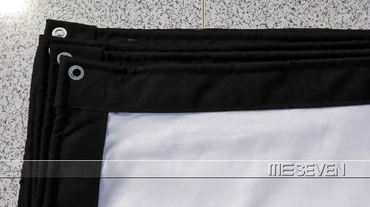 Складной передний экран для проектора размеры 72-150 дюймов 4:3 ткань с люверсами без