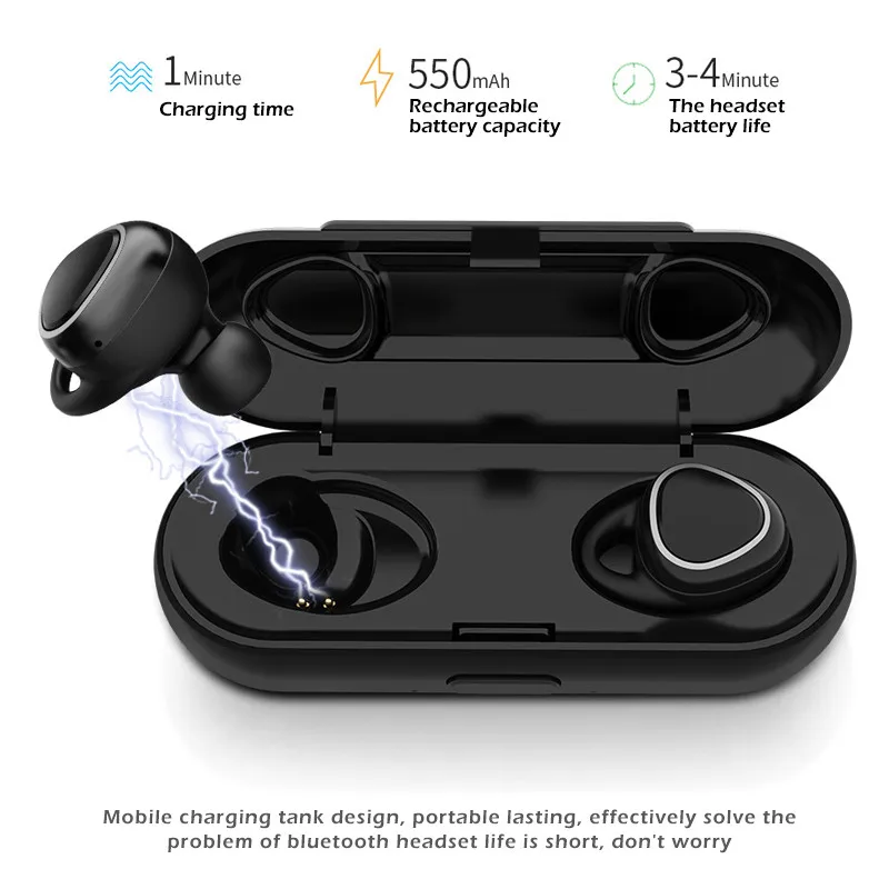 Беспроводная bluetooth-гарнитура, наушники, Спортивная гарнитура для Xiaomi, для iPhone 8 X, стерео наушники, наушники fone de ouvido с микрофоном