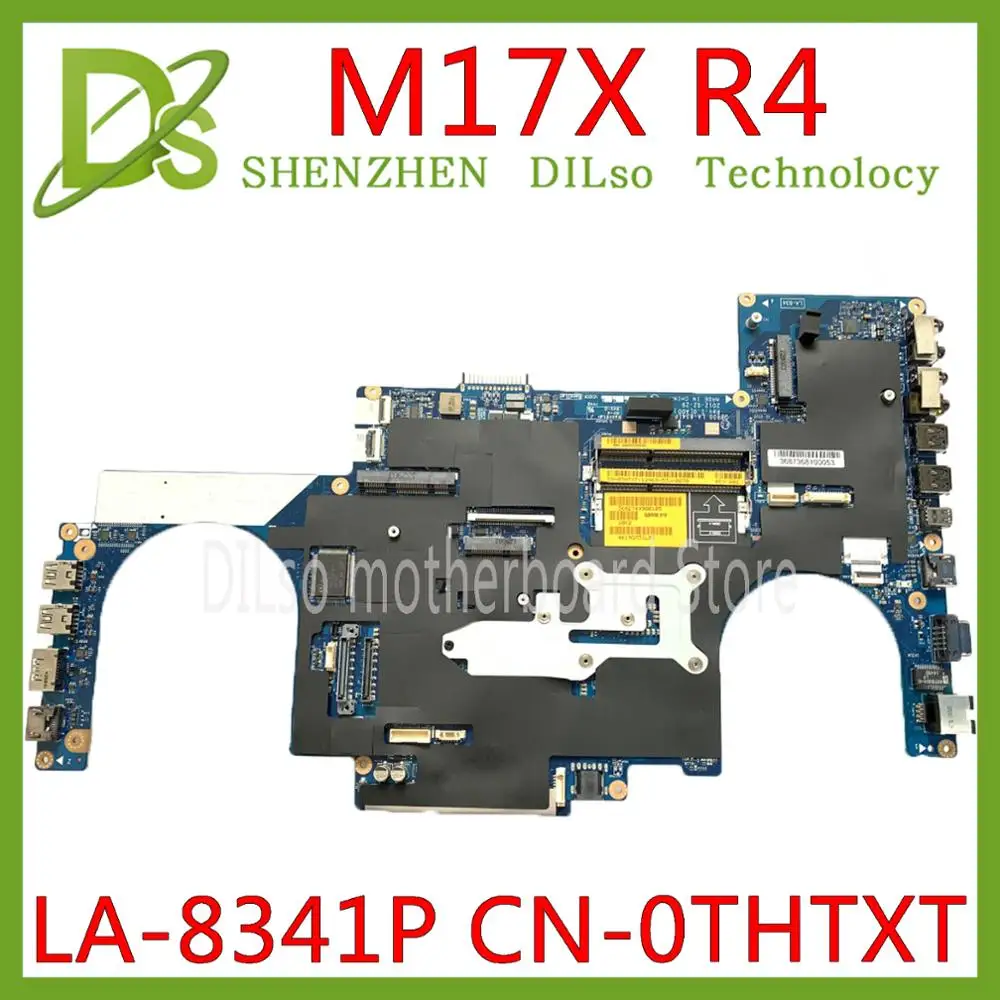 KEFU QBR00 LA 8341P материнская плата для DELL Alienware M17X R4 PC ноутбук CN 0THTXT DDR3 Оригинал