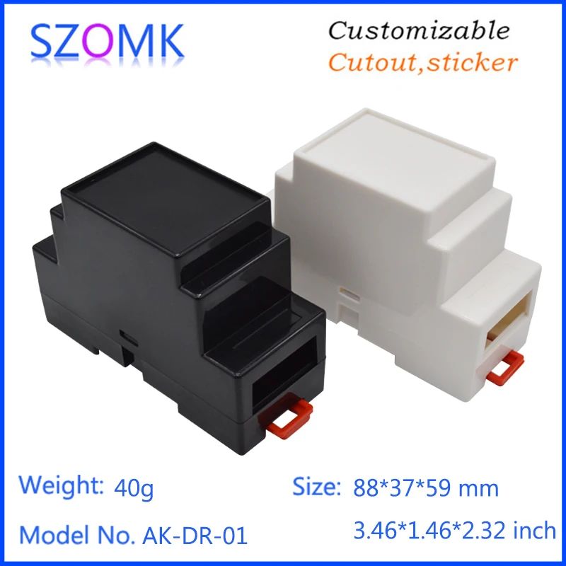 Маленькая пластиковая коробка din распределительная (20 шт.) 88*59*37 мм электрическая