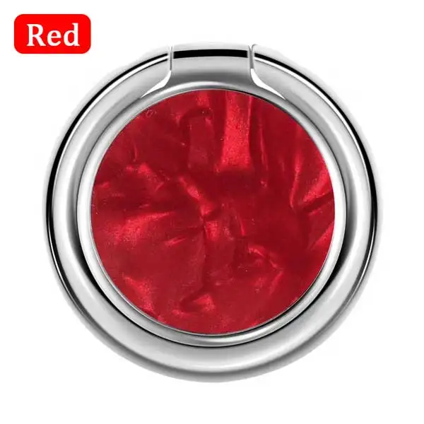 Red Conch shell Универсальный держатель для телефона для iPhone X XS Max Xiaomi Redmi Note 7 металлическая подставка для мобильного телефона с кольцом на палец для huawei P20 Lite samsung - Цвет: Red Conch shell