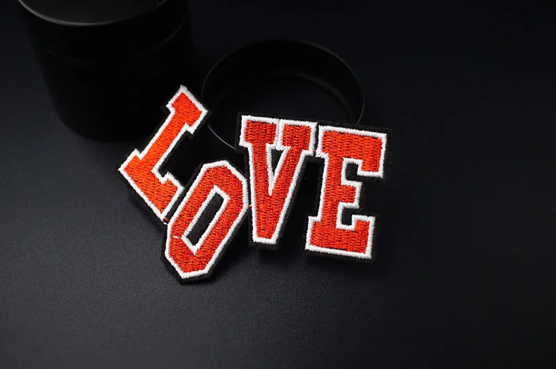 COOL OOPS POW LOVE DIY Значки для одежды, декоративные нашивки для джинсов, сумок, шляп, одежды, шитья, украшения, аппликация, нашивки