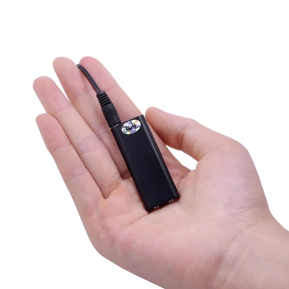 Профессиональный диктофон CHIPAL 8 ГБ цифровой аудио мини + MP3 плеер USB флеш