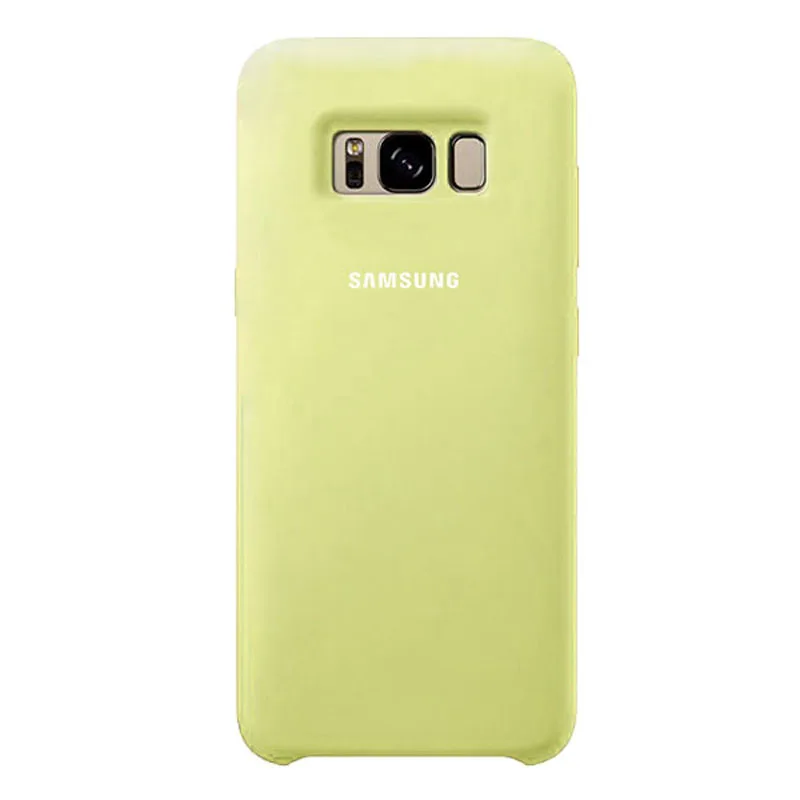 Yellow samsung Мягкая силиконовая накладка на заднюю панель для samsung Galaxy S8+ S8 плюс G9550 S8 G9500 Чехлы корпуса мобильных телефонов - Цвет: Yellow