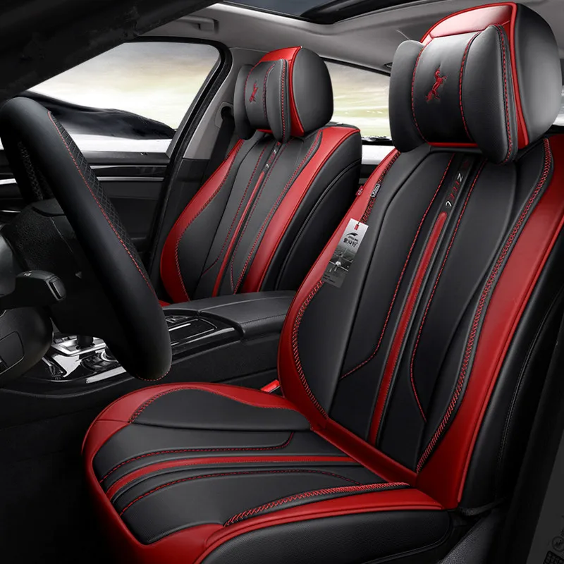 Спортивные чехлы для сидений автомобиля Стайлинг BMW Audi Volkswagen Toyota passat peugeot skoda Ford