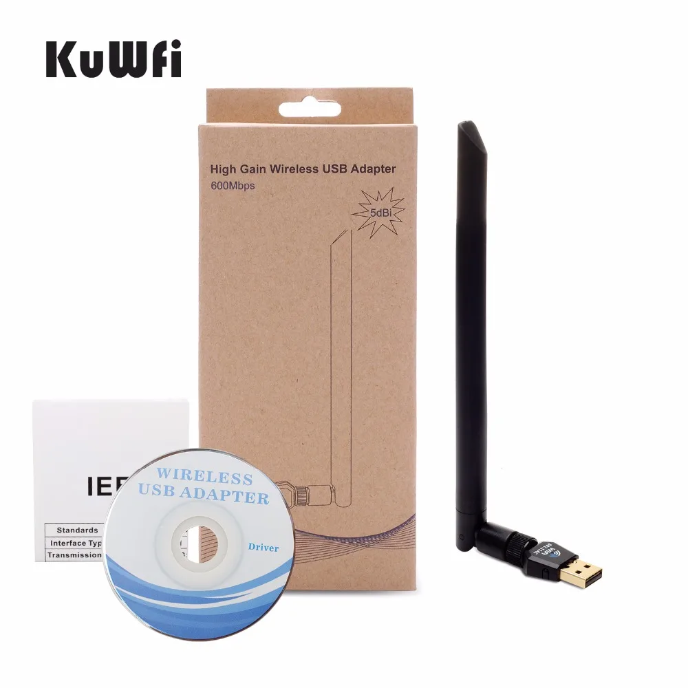 KF600 600 Мбит/с AC беспроводной Wifi адаптер USB WiFi двухдиапазонный 2 4 ГГц 5 Беспроводной