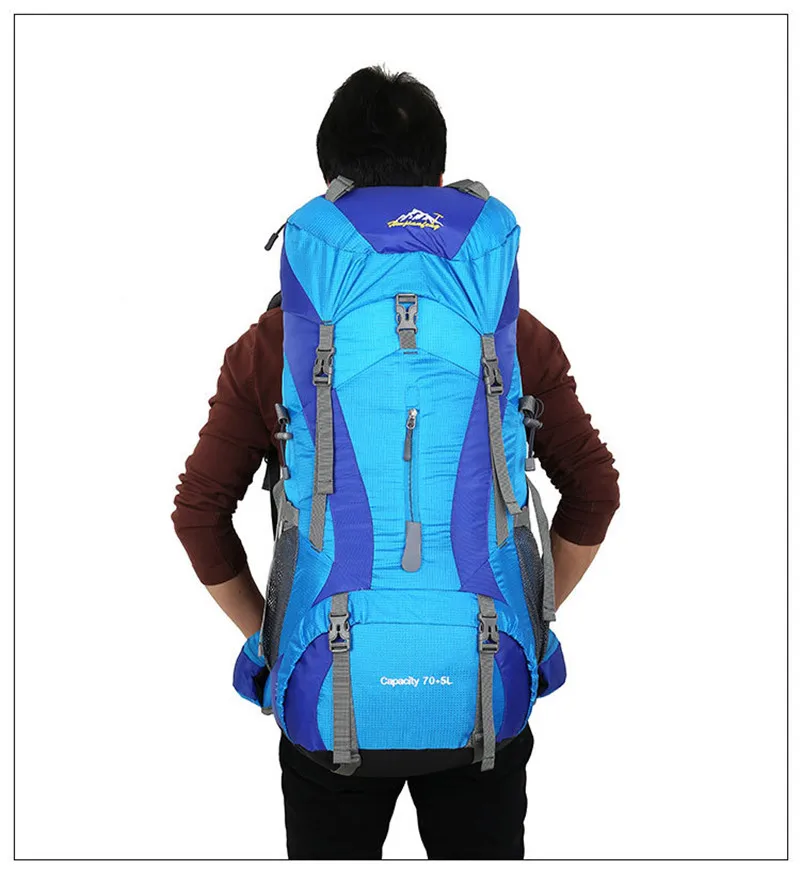 

High Quality Rucksack 56-75L Large capacity Backpack Ultra-breathable Nylon Shoulder Bag Men And Women Male Escolar travel bag