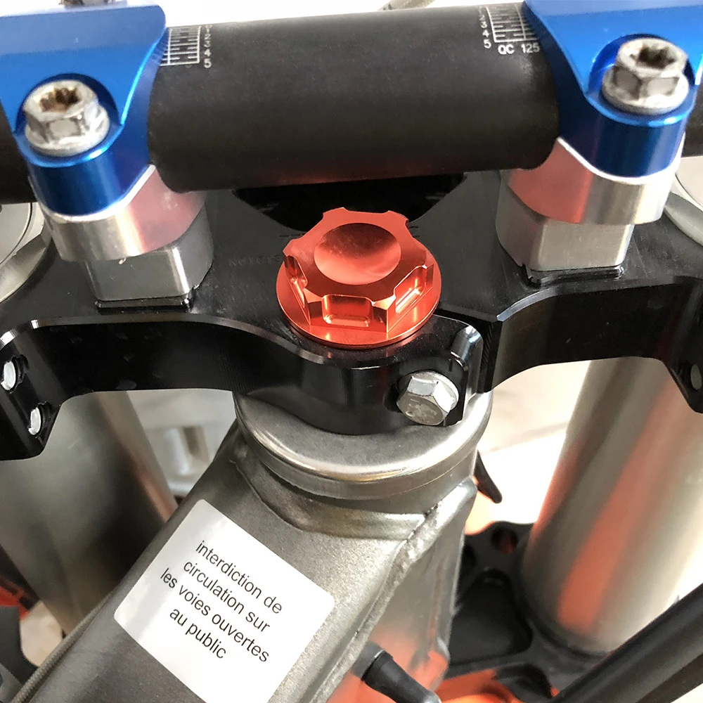 ЧПУ рулевая гайка для KTM 125 250 300 450 525 530 SX SXF EXC EXCF XC XCW XCF Husqvarna TC TE FC FE TX FX 2017 2018 2019 |