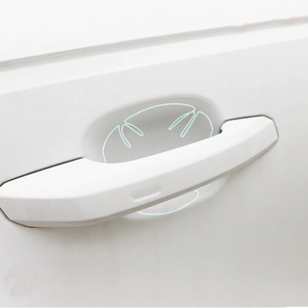 Лидер продаж 2017 защитные наклейки на ручки автомобиля аксессуары для skoda octavia a5