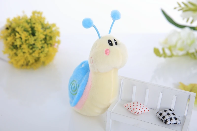 4 шт 14 см красочная плюшевая улитка милая кукла с набивным животным улиткой