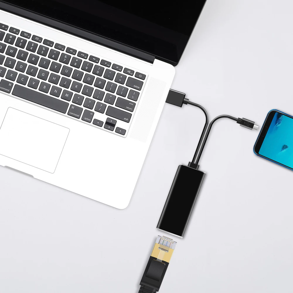 Адаптер KEBIDU 10/100 Мбит/с HD 480 Micro USB 2 0 к RJ45 Ethernet для Fire TV Stick нового Home Chromecast